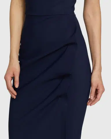Chiara Boni La Petite Robe Cutout Off-Shoulder Column Gown | Thumbnail 7 Chiara Boni La Petite Robe Cutout Off-Shoulder Column Gown | Thumbnail 7