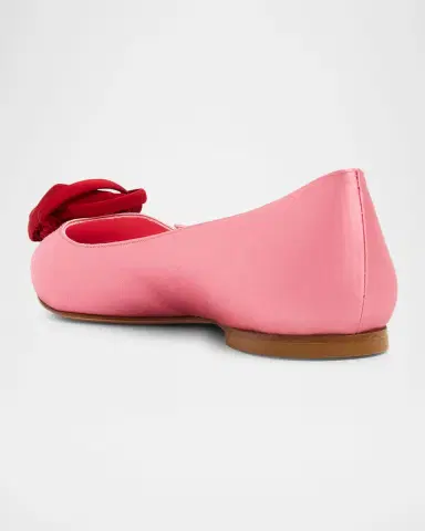 Roger Vivier Rose Vivier Satin Ballerina Flats | Thumbnail 4 Roger Vivier Rose Vivier Satin Ballerina Flats | Thumbnail 4