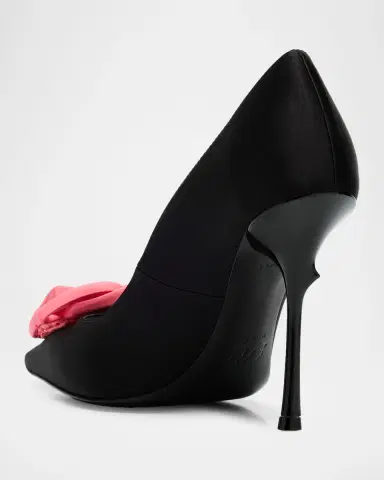 Roger Vivier Epine Rose Satin Pumps | Thumbnail 2 Roger Vivier Epine Rose Satin Pumps | Thumbnail 2