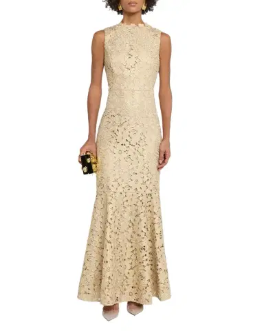 Shoshanna Reese Metallic Lace Gown | Thumbnail 1 Shoshanna Reese Metallic Lace Gown | Thumbnail 1