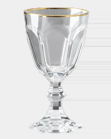 MARIO LUCA GIUSTI Dolce Vita Gold Thread Water Goblet, 6.75 oz. | Thumbnail 2 MARIO LUCA GIUSTI Dolce Vita Gold Thread Water Goblet, 6.75 oz. | Thumbnail 2