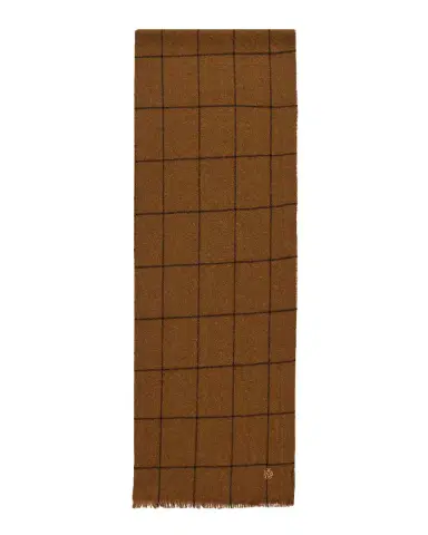 dunhill Men's Cashmere Windowpane Check Scarf | Thumbnail 3 dunhill Men's Cashmere Windowpane Check Scarf | Thumbnail 3