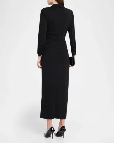 Shoshanna Asher Crystal-Embellished Twill Maxi Dress | Thumbnail 2 Shoshanna Asher Crystal-Embellished Twill Maxi Dress | Thumbnail 2