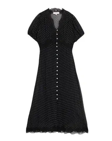 Sea Melody Polka-Dot Midi Dress | Thumbnail 1 Sea Melody Polka-Dot Midi Dress | Thumbnail 1