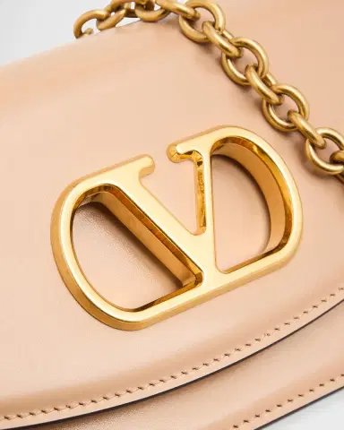 Valentino Garavani Vain Small Flap Leather Clutch Bag | Thumbnail 5 Valentino Garavani Vain Small Flap Leather Clutch Bag | Thumbnail 5