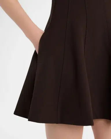 SIMKHAI Bronte Square-Neck Sleeveless Mini Dress | Thumbnail 5 SIMKHAI Bronte Square-Neck Sleeveless Mini Dress | Thumbnail 5