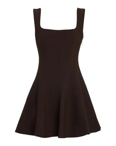 SIMKHAI Bronte Square-Neck Sleeveless Mini Dress | Thumbnail 1 SIMKHAI Bronte Square-Neck Sleeveless Mini Dress | Thumbnail 1