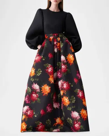 Carolina Herrera Floral-Print Ball Skirt | Thumbnail 2 Carolina Herrera Floral-Print Ball Skirt | Thumbnail 2