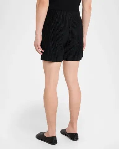 Homme Plissé Issey Miyake Men 's Monthly Colors July Pleated Pull-On Shorts | Thumbnail 2 Homme Plissé Issey Miyake Men 's Monthly Colors July Pleated Pull-On Shorts | Thumbnail 2