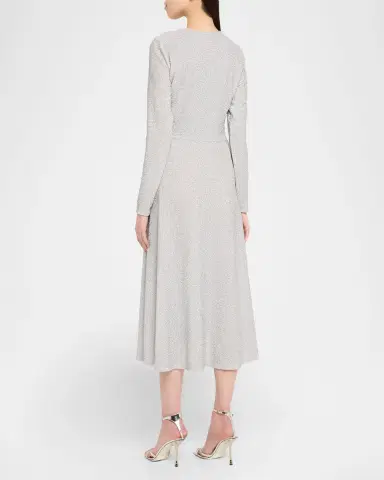 Prabal Gurung Twist Front Long Sleeve Dress | Thumbnail 3 Prabal Gurung Twist Front Long Sleeve Dress | Thumbnail 3