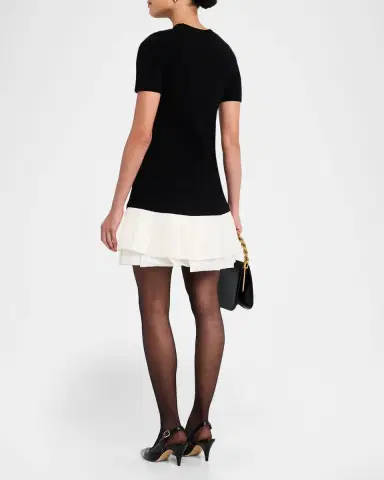 SIMKHAI Lorin Taffeta Knit Midi Dress | Thumbnail 3 SIMKHAI Lorin Taffeta Knit Midi Dress | Thumbnail 3