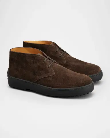 Tod's Men's Winter Gommino Suede Desert Boots | Thumbnail 5 Tod's Men's Winter Gommino Suede Desert Boots | Thumbnail 5