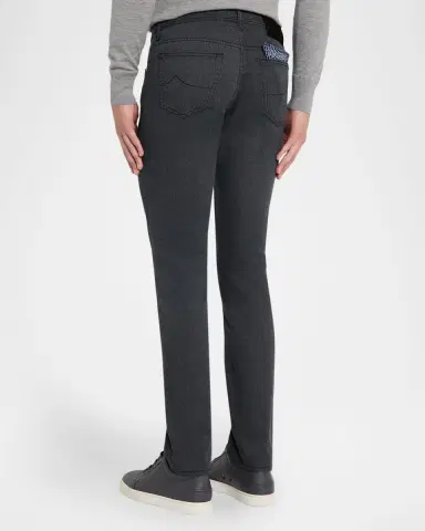 Jacob Cohen Men's Bard Garment-Dyed Slim Five-Pocket Pants | Thumbnail 3 Jacob Cohen Men's Bard Garment-Dyed Slim Five-Pocket Pants | Thumbnail 3