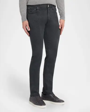 Jacob Cohen Men 's Bard Garment-Dyed Slim Five-Pocket Pants | Thumbnail 4 Jacob Cohen Men 's Bard Garment-Dyed Slim Five-Pocket Pants | Thumbnail 4