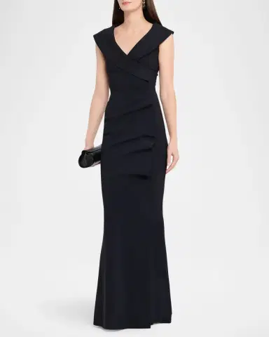 Chiara Boni La Petite Robe Sleeveless Ruffle Mermaid Gown | Thumbnail 3 Chiara Boni La Petite Robe Sleeveless Ruffle Mermaid Gown | Thumbnail 3