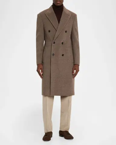 dunhill Men 's Merino Wool Double Face Top Coat | Thumbnail 2 dunhill Men 's Merino Wool Double Face Top Coat | Thumbnail 2