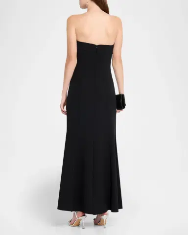 Shoshanna Phillippa Embellished Crepe Strapless Gown | Thumbnail 2 Shoshanna Phillippa Embellished Crepe Strapless Gown | Thumbnail 2