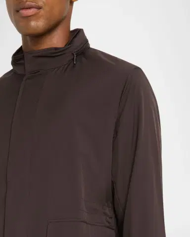 Peter Millar Men's Discovery Lightweight Twill Field Jacket | Thumbnail 4 Peter Millar Men's Discovery Lightweight Twill Field Jacket | Thumbnail 4
