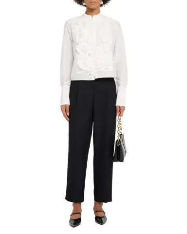 TWP Patti Ruffle Button-Front Shirt | Thumbnail 1 TWP Patti Ruffle Button-Front Shirt | Thumbnail 1
