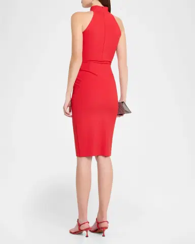 Chiara Boni La Petite Robe Gudruly Bis Rosette Sleeveless Midi Dress | Thumbnail 2 Chiara Boni La Petite Robe Gudruly Bis Rosette Sleeveless Midi Dress | Thumbnail 2