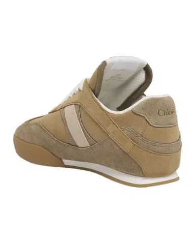 Chloé Kick Suede Retro Low-Top Sneakers | Thumbnail 1 Chloé Kick Suede Retro Low-Top Sneakers | Thumbnail 1