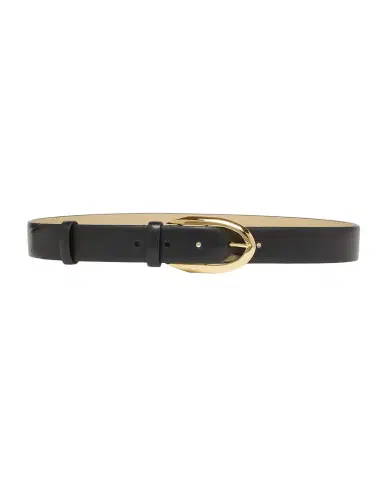 Givenchy Round Buckle Leather Belt, 30mm | Thumbnail 1 Givenchy Round Buckle Leather Belt, 30mm | Thumbnail 1