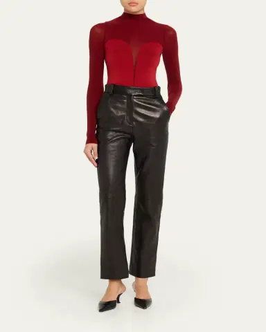 Wolford Corset-Effect Long-Sleeve Bodysuit | Thumbnail 2 Wolford Corset-Effect Long-Sleeve Bodysuit | Thumbnail 2