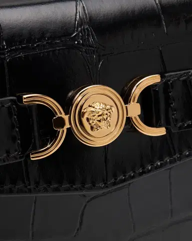 Versace Medusa '95 Croc-Embossed Leather Top-Handle Bag | Thumbnail 5 Versace Medusa '95 Croc-Embossed Leather Top-Handle Bag | Thumbnail 5