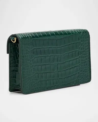 Versace Medusa '95 Croc-Effect Clutch Bag | Thumbnail 2 Versace Medusa '95 Croc-Effect Clutch Bag | Thumbnail 2