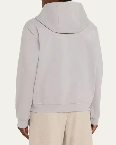 Casablanca Zip-Front Stretch Cotton Hoodie | Thumbnail 3 Casablanca Zip-Front Stretch Cotton Hoodie | Thumbnail 3