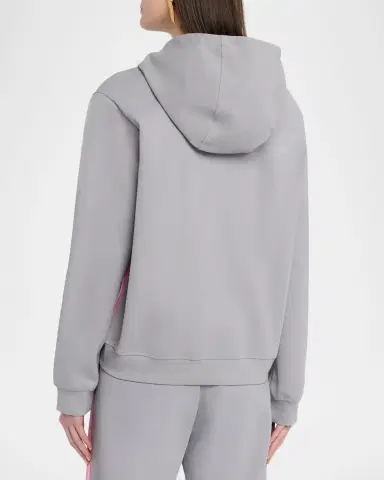 Casablanca Zip-Front Stretch Cotton Hoodie | Thumbnail 7 Casablanca Zip-Front Stretch Cotton Hoodie | Thumbnail 7