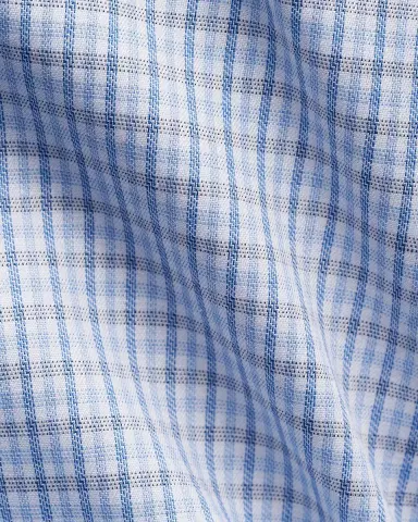 Eton Men's Slim Fit Cotton Petite Check Sport Shirt | Thumbnail 3 Eton Men's Slim Fit Cotton Petite Check Sport Shirt | Thumbnail 3