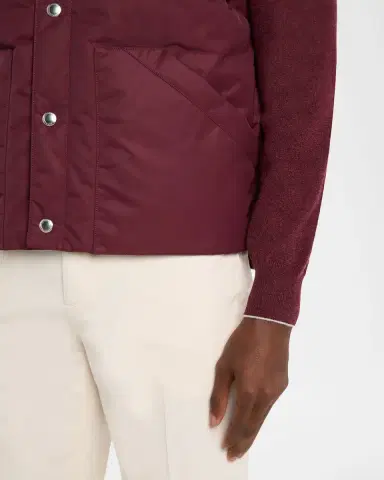Brunello Cucinelli Men 's ightly Padded Techno Vest | Thumbnail 4 Brunello Cucinelli Men 's ightly Padded Techno Vest | Thumbnail 4