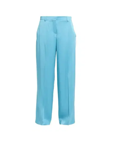 Stella McCartney Dropped-Waist Satin Straight-Leg Trousers | Thumbnail 1 Stella McCartney Dropped-Waist Satin Straight-Leg Trousers | Thumbnail 1