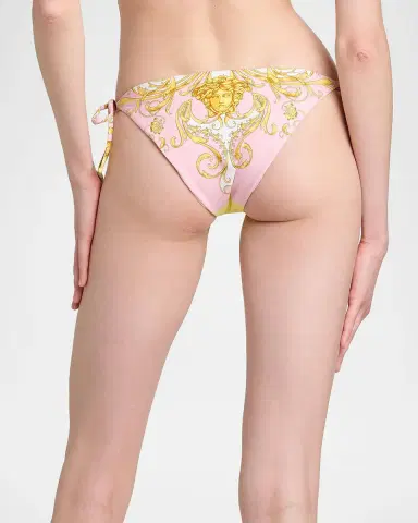 Versace Printed Tie Bikini Bottoms | Thumbnail 2 Versace Printed Tie Bikini Bottoms | Thumbnail 2