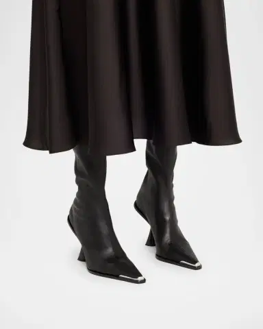 Cult Gaia Dante Leather Knee-High Boots | Thumbnail 2 Cult Gaia Dante Leather Knee-High Boots | Thumbnail 2