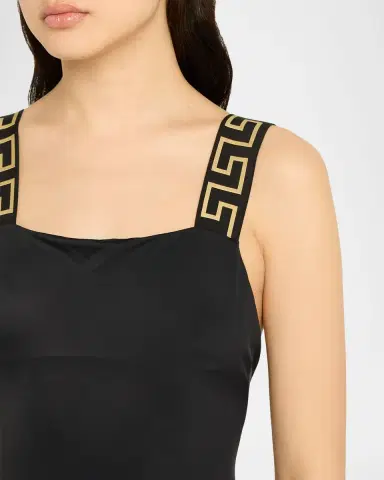 Versace Greca One-Piece Swimsuit | Thumbnail 3 Versace Greca One-Piece Swimsuit | Thumbnail 3