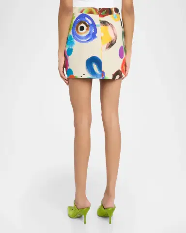 Libertine Jh Gouache Slim Mini Skirt | Thumbnail 2 Libertine Jh Gouache Slim Mini Skirt | Thumbnail 2