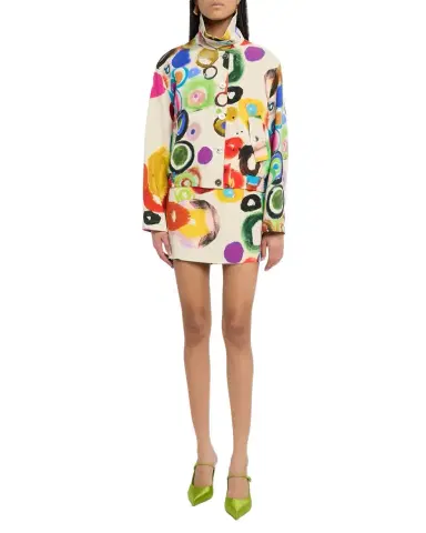 Libertine Jh Gouache Slim Mini Skirt | Thumbnail 1 Libertine Jh Gouache Slim Mini Skirt | Thumbnail 1