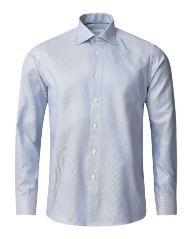 Eton Men's Slim-Fit Stripe Organic Cotton Dress Shirt | Thumbnail 1 Eton Men's Slim-Fit Stripe Organic Cotton Dress Shirt | Thumbnail 1