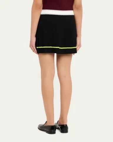 CASABLANCA Pleated Striped Mini Skirt | Thumbnail 3 CASABLANCA Pleated Striped Mini Skirt | Thumbnail 3