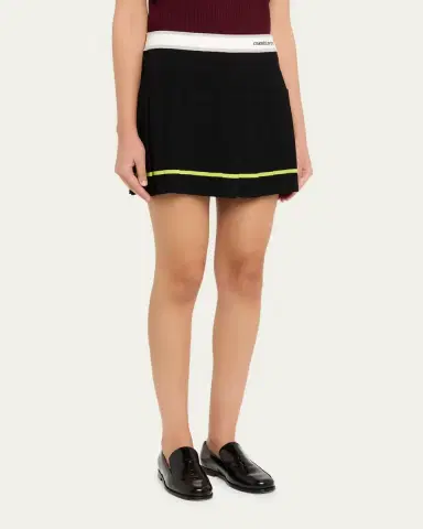CASABLANCA Pleated Striped Mini Skirt | Thumbnail 4 CASABLANCA Pleated Striped Mini Skirt | Thumbnail 4