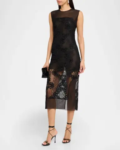 JBQ Cove Floral Lace Midi Dress | Thumbnail 3 JBQ Cove Floral Lace Midi Dress | Thumbnail 3