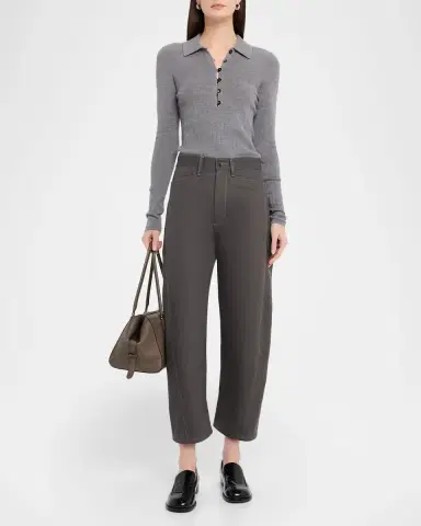 MARIA MCMANUS Cropped Bow-Leg Jeans | Thumbnail 2 MARIA MCMANUS Cropped Bow-Leg Jeans | Thumbnail 2