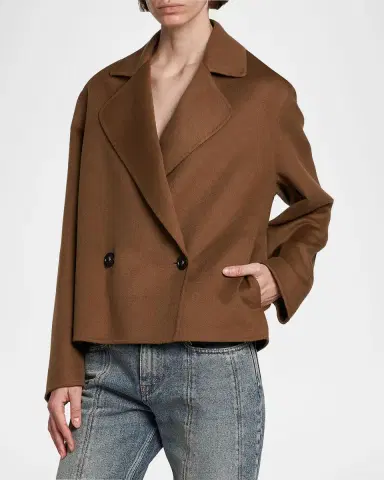 Stella McCartney Double-Breasted Short Wool Peacoat | Thumbnail 5 Stella McCartney Double-Breasted Short Wool Peacoat | Thumbnail 5