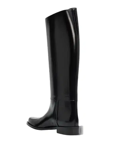 Saint Laurent Julia Leather Riding Boots | Thumbnail 1 Saint Laurent Julia Leather Riding Boots | Thumbnail 1