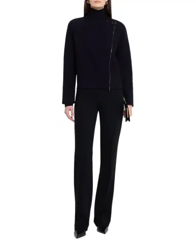 Emporio Armani Turtleneck Blouson Wool Jacket | Thumbnail 1 Emporio Armani Turtleneck Blouson Wool Jacket | Thumbnail 1