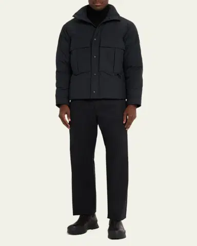 Canada Goose Men's Kirby Padded Ripstop Snap-Front Jacket | Thumbnail 2 Canada Goose Men's Kirby Padded Ripstop Snap-Front Jacket | Thumbnail 2