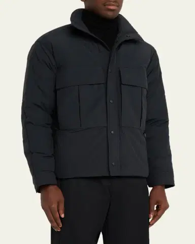 Canada Goose Men's Kirby Padded Ripstop Snap-Front Jacket | Thumbnail 4 Canada Goose Men's Kirby Padded Ripstop Snap-Front Jacket | Thumbnail 4