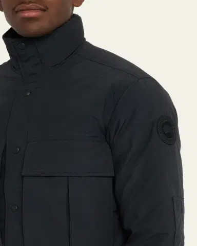 Canada Goose Men's Kirby Padded Ripstop Snap-Front Jacket | Thumbnail 5 Canada Goose Men's Kirby Padded Ripstop Snap-Front Jacket | Thumbnail 5